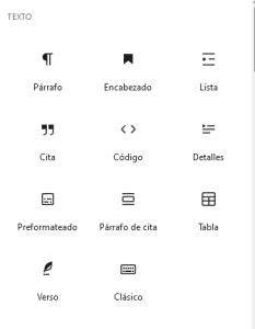 bloque-texto-gutenberg-wordPress