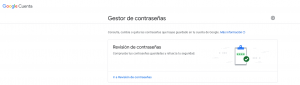 Gestor de contraseñas Google Password Manager