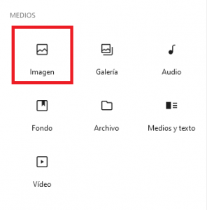 insertar imagenes Gutenberg WordPress