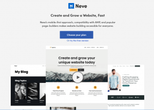 Neve plantilla WordPress