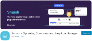 Smush plugin