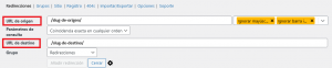 crear redirecciones Redirection plugin
