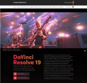 editor de videos DaVinci Resolve