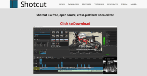 editor de videos Shotcut