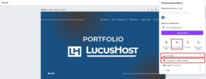 Descargar Portfolio Canva