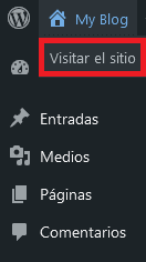 Visitar sitio WordPress