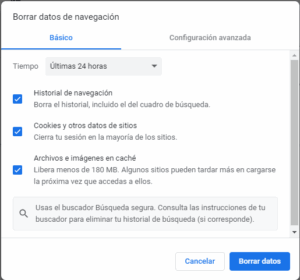 chrome-borrar-historial