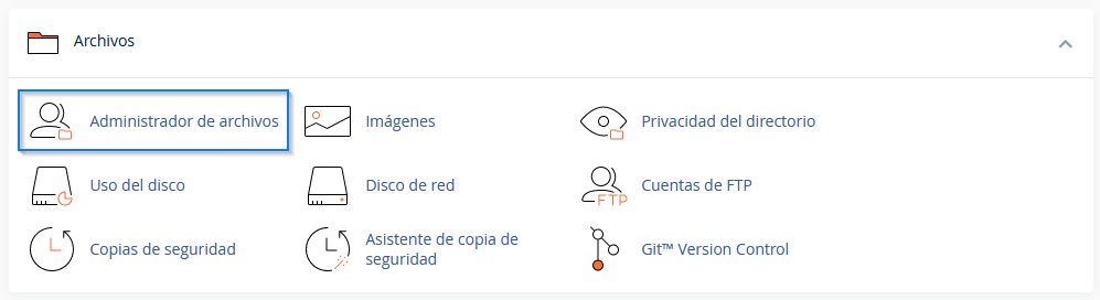 cpanel-administrador-archivos