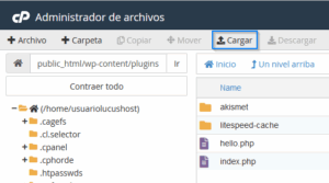 cpanel-cargar