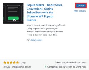 plugin Popup maker