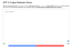 GPT-2 Output Detector