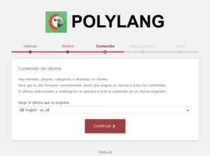 Traducción contenido en Polylang