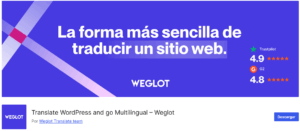 Weglot plugins de traducción para WordPress