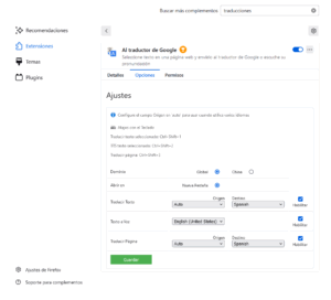 como traducir una pagina web con firefox