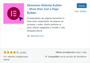 plugin Elementor WordPress