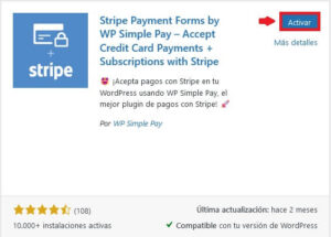 plugin WP Simple Pay