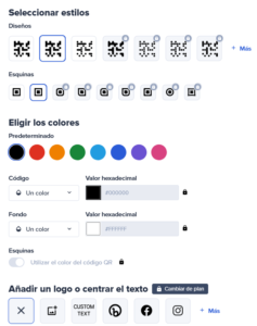 Crear código QR