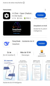 DeepSeek para Android